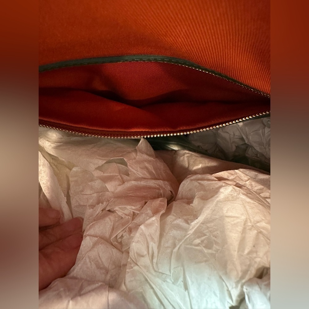 MCM Cognac and Forest Green Duffel Bag - Picture 15 of 17